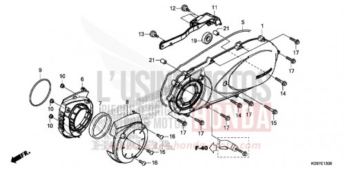 PANNEAU CARTER-MOTEUR G. NSS300AK de 2019